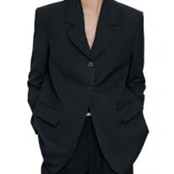 Zara Black 3 Button Blazer - Picture 1 of 2